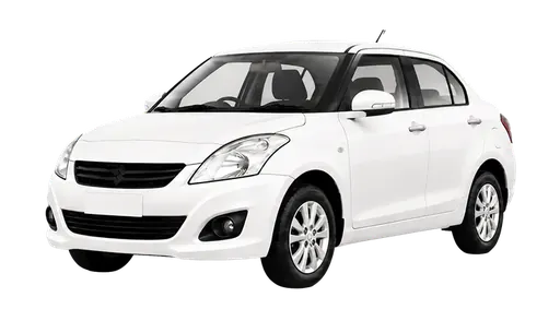White Swift Dzire